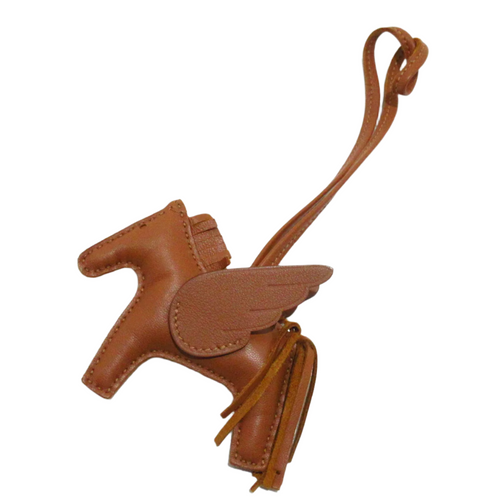 Hermes Milo Lambskin Swift Rodeo Pegase Horse Bag Charm