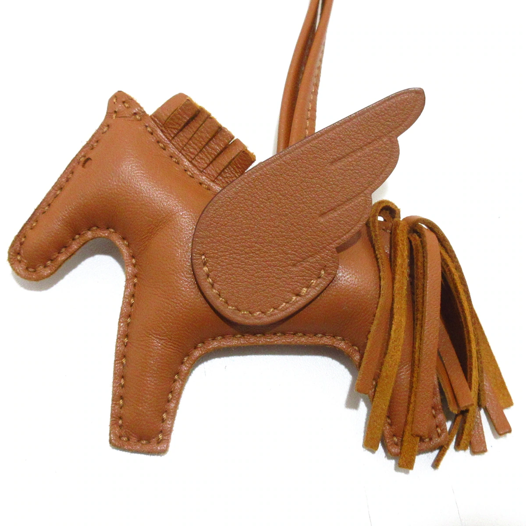Hermes Milo Lambskin Swift Rodeo Pegase Horse Bag Charm