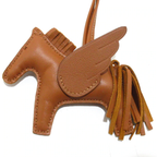 Hermes Milo Lambskin Swift Rodeo Pegase Horse Bag Charm