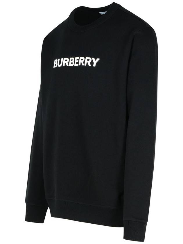 Burberry Logo Print Sweatshirt Black