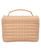 Burberry TB Bag Quilted Leather Crossbody Women Pink | Pink Messenger Bags