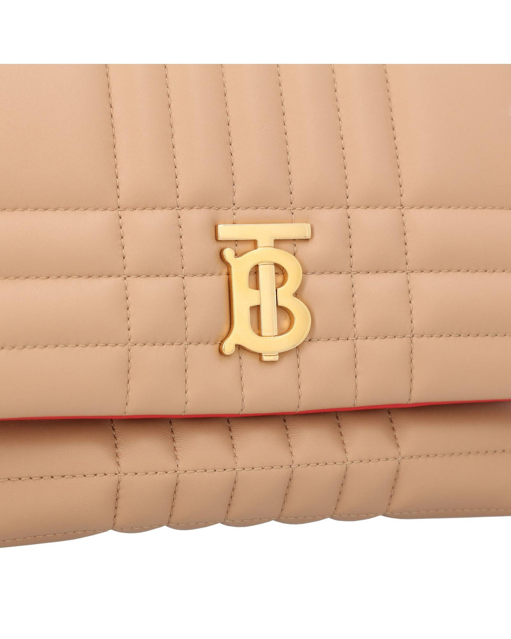 Burberry TB Bag Quilted Leather Crossbody Women Pink | Pink Messenger Bags