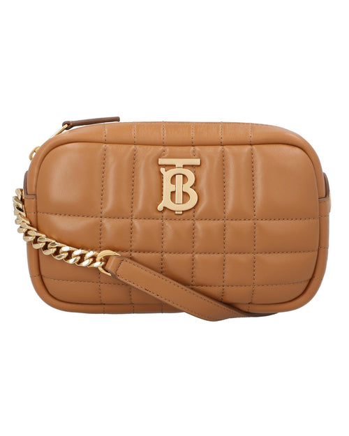 Burberry TB Bag Quilted Leather Crossbody Women Brown | Brown Messenger Bags