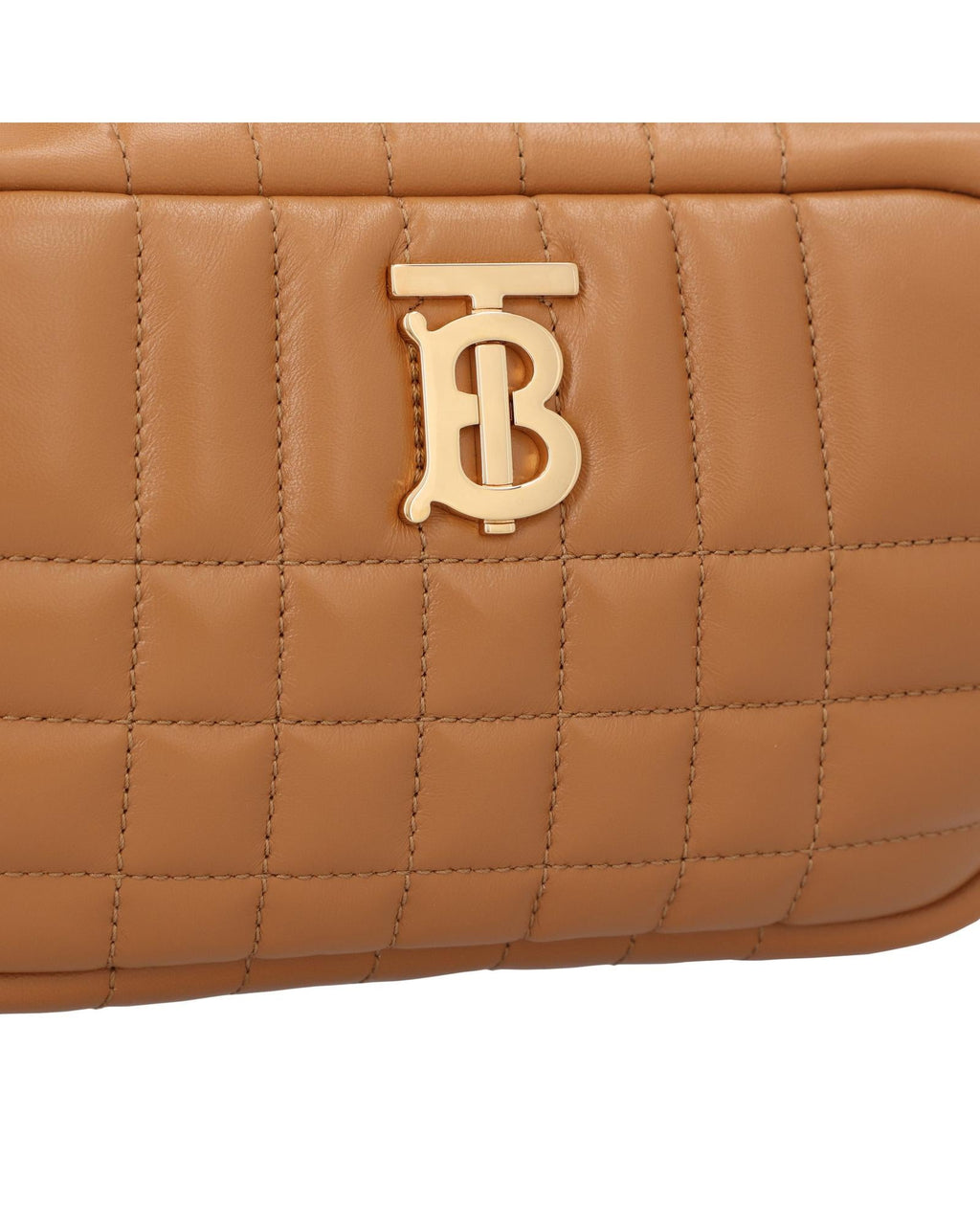 Burberry TB Bag Quilted Leather Crossbody Women Brown | Brown Messenger Bags