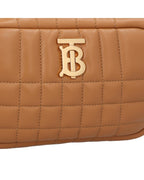 Burberry TB Bag Quilted Leather Crossbody Women Brown | Brown Messenger Bags