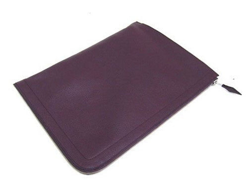 Hermes Wallet H1131 Ladies Cow Leather Purple