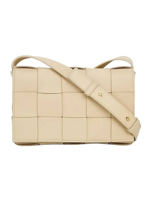 Bottega Veneta Intrecciato Cassette Cross Bag Porridge