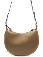 Fendi Fendigraphy Leather Small Tote Bag Beige