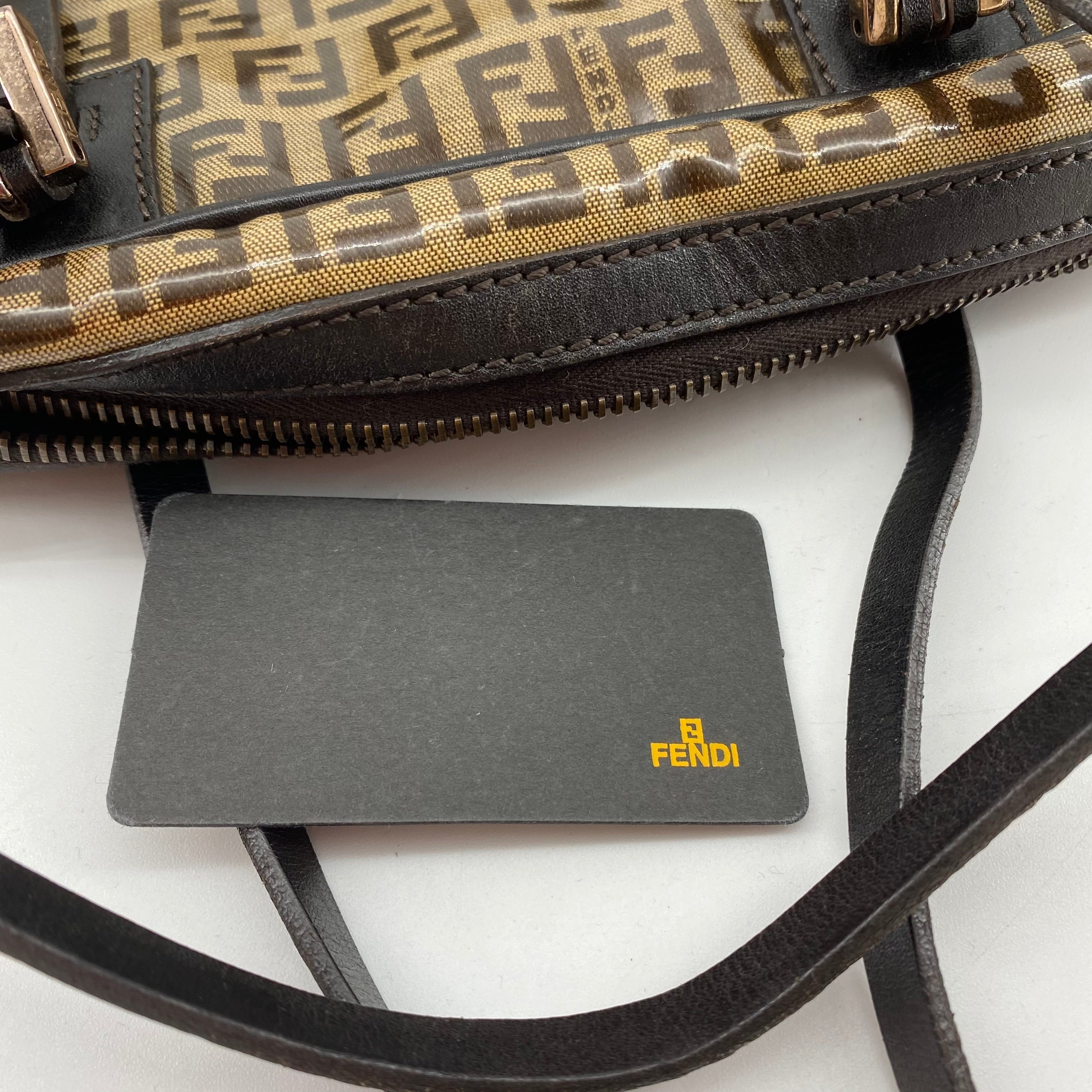 Fendi Zucchino Bowler Bag