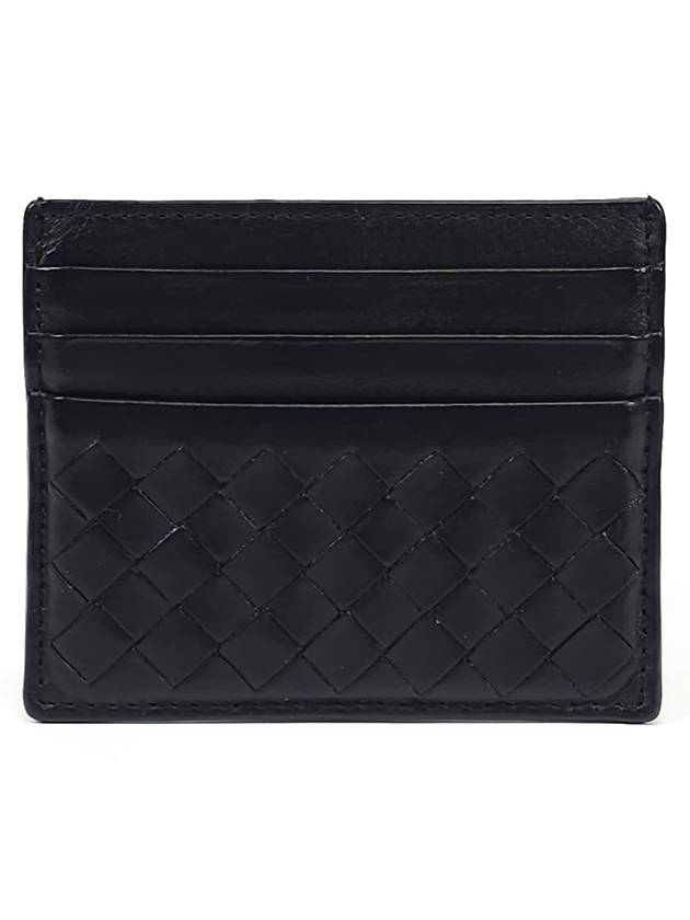 Bottega Veneta 624106 Intrecciato Black Card Wallet