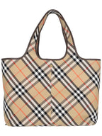 Burberry Check Medium Tote Bag Sand