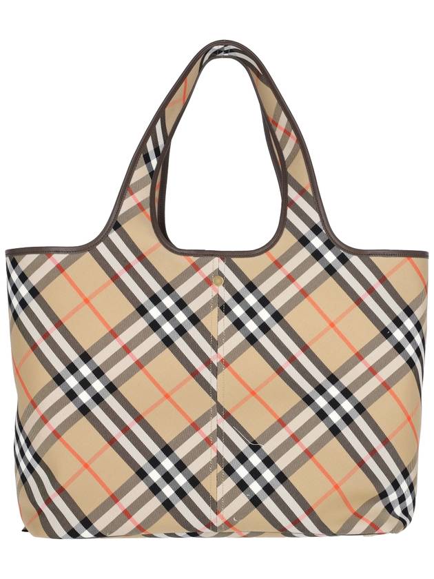 Burberry Check Medium Tote Bag Sand