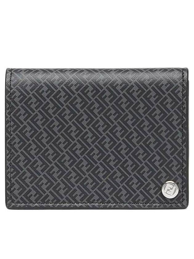 Fendi Micro Leather Card Wallet Black