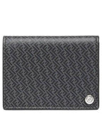 Fendi Micro Leather Card Wallet Black