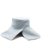 Fendi Logo Plaque Cloche Bucket Hat Light Blue