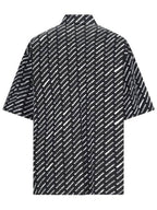 Balenciaga long sleeve shirt BLACK WHITE