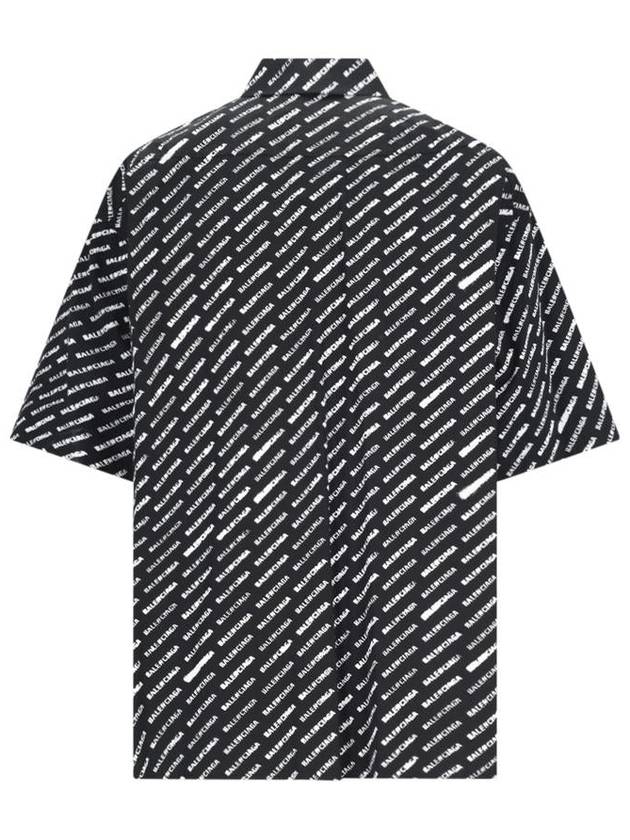 Balenciaga long sleeve shirt BLACK WHITE