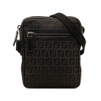 FENDI Crossbody Bag in Leather Black Ladies 8BT098