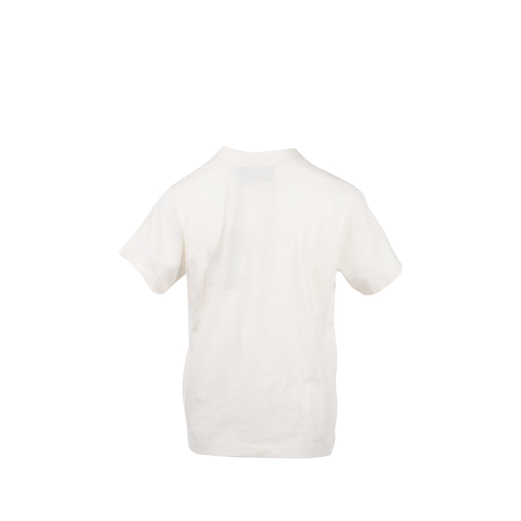 Gucci Size XS GG Logo/Cat/Star Embroidered T-shirt Cotton White/Multicolour