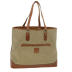 CELINE Macadam Canvas Tote Bag Beige  39385
