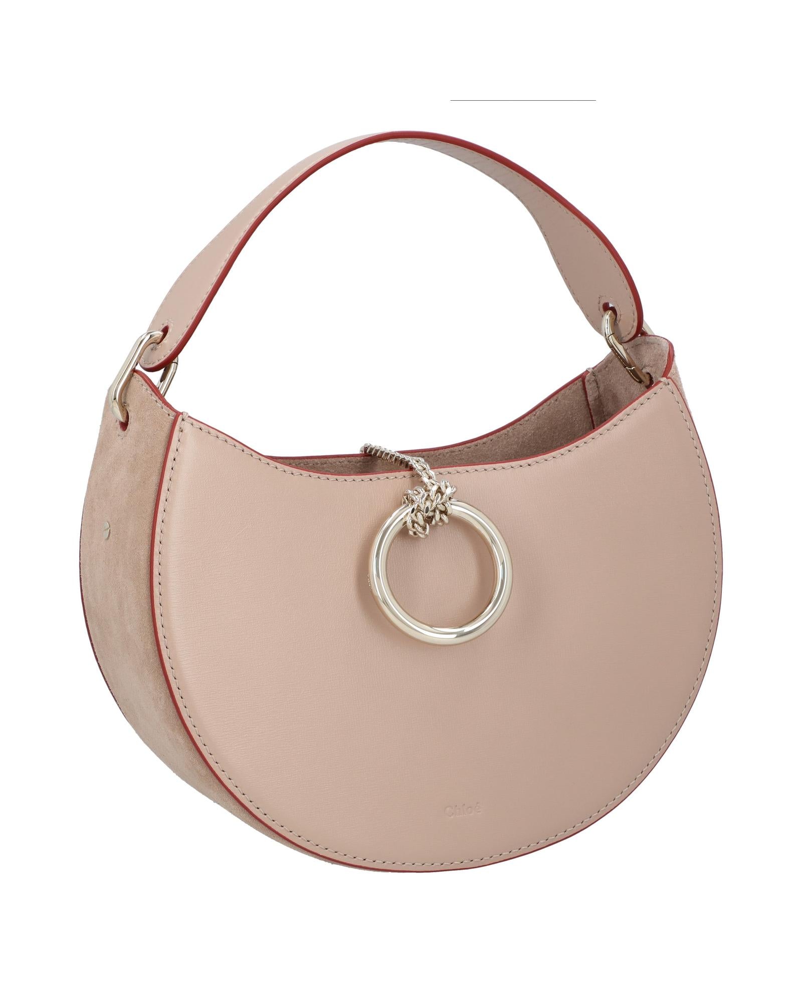 Chloe Tess Small Leather Shoulder Bag Women Brown | Beige