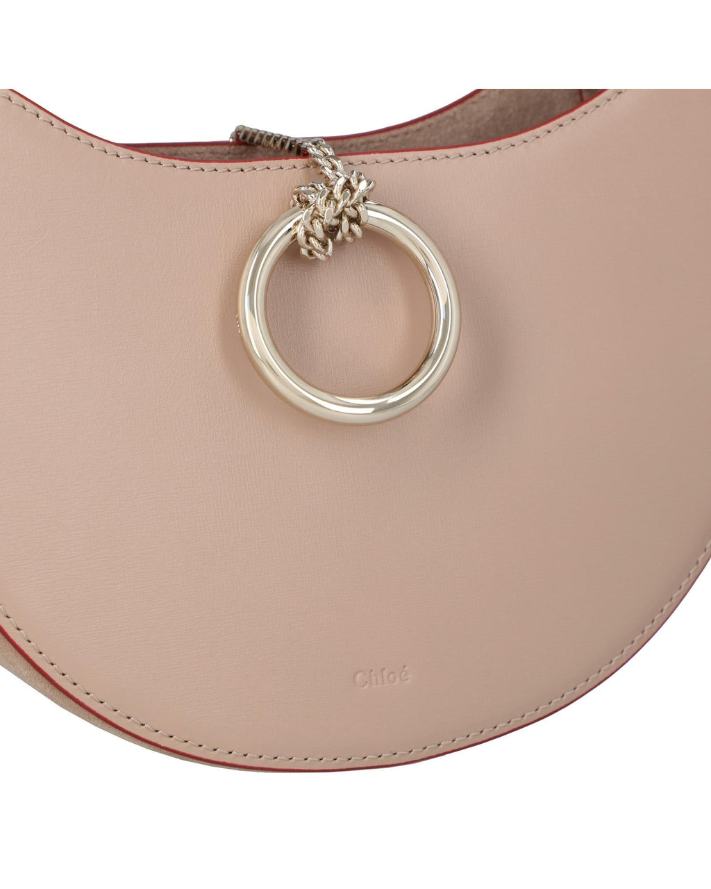 Chloe Tess Small Leather Shoulder Bag Women Brown | Beige