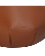 Chloe Woody Small Leather Tote Women Brown | Brown Tote Bags