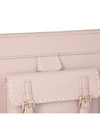 Chloe Mini Leather Crossbody Bag Women Brown | Beige Shoulder Bags