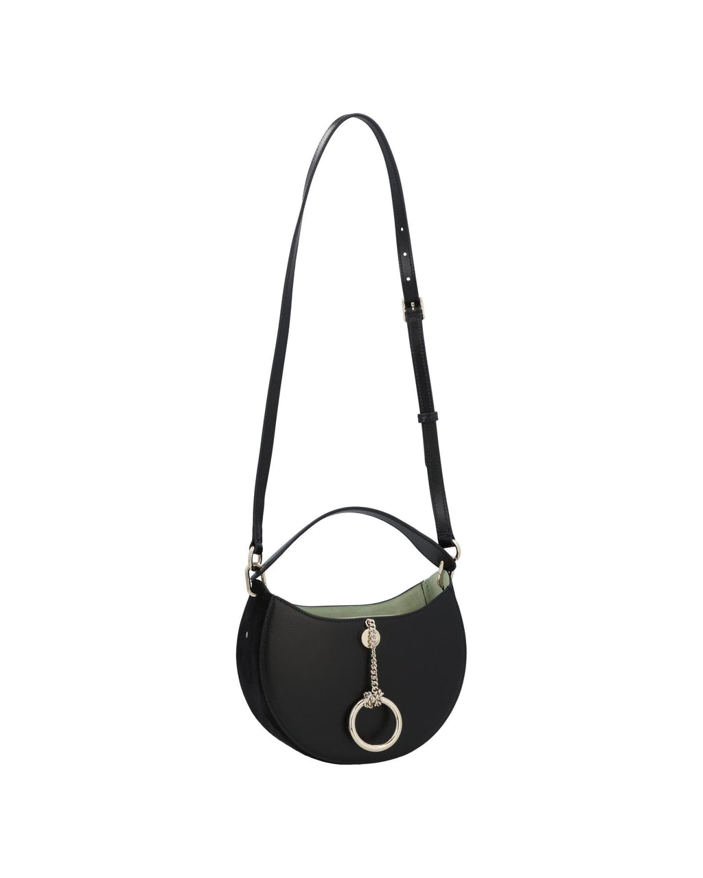 Chloe Mini Kiss Shoulder Bag Ring Detail Women Black | Black