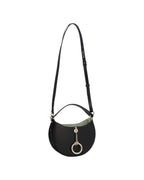 Chloe Mini Kiss Shoulder Bag Ring Detail Women Black | Black