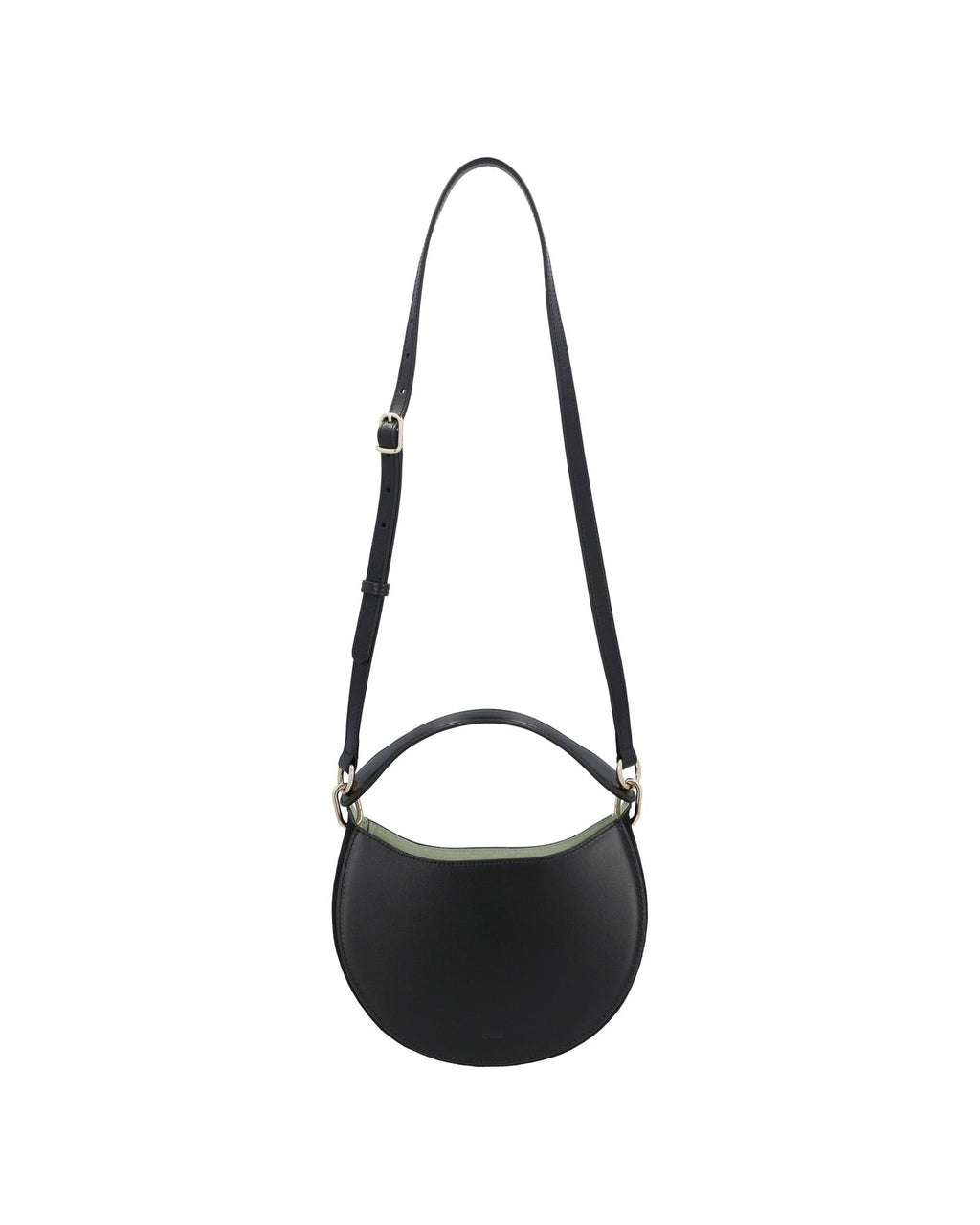 Chloe Mini Kiss Shoulder Bag Ring Detail Women Black | Black
