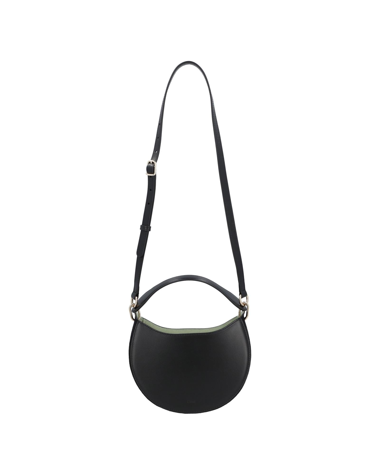 Chloe Mini Kiss Shoulder Bag Ring Detail Women Black | Black