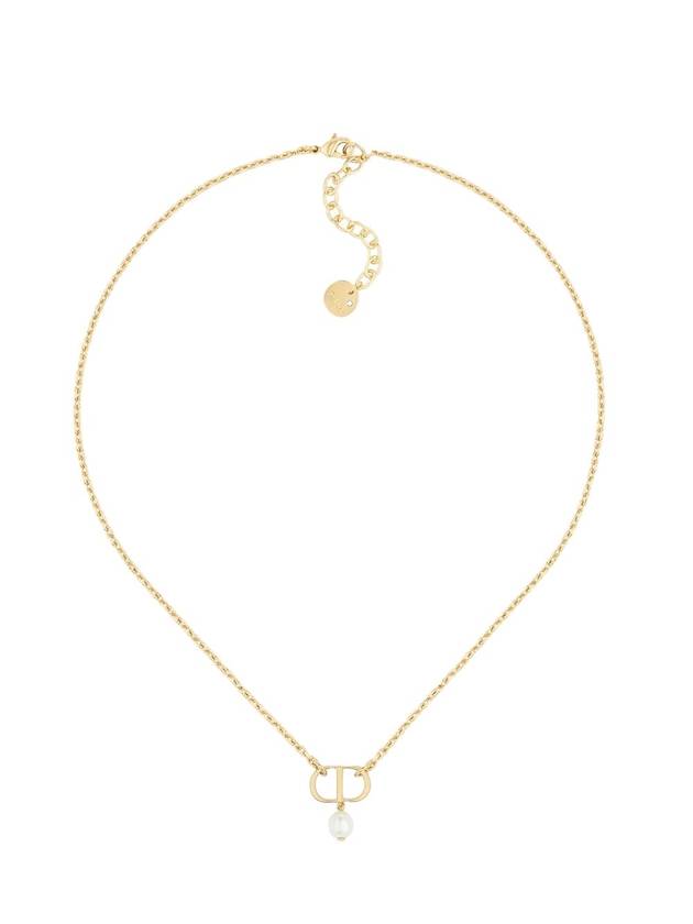 Petit CD Pearl Necklace Gold Dior