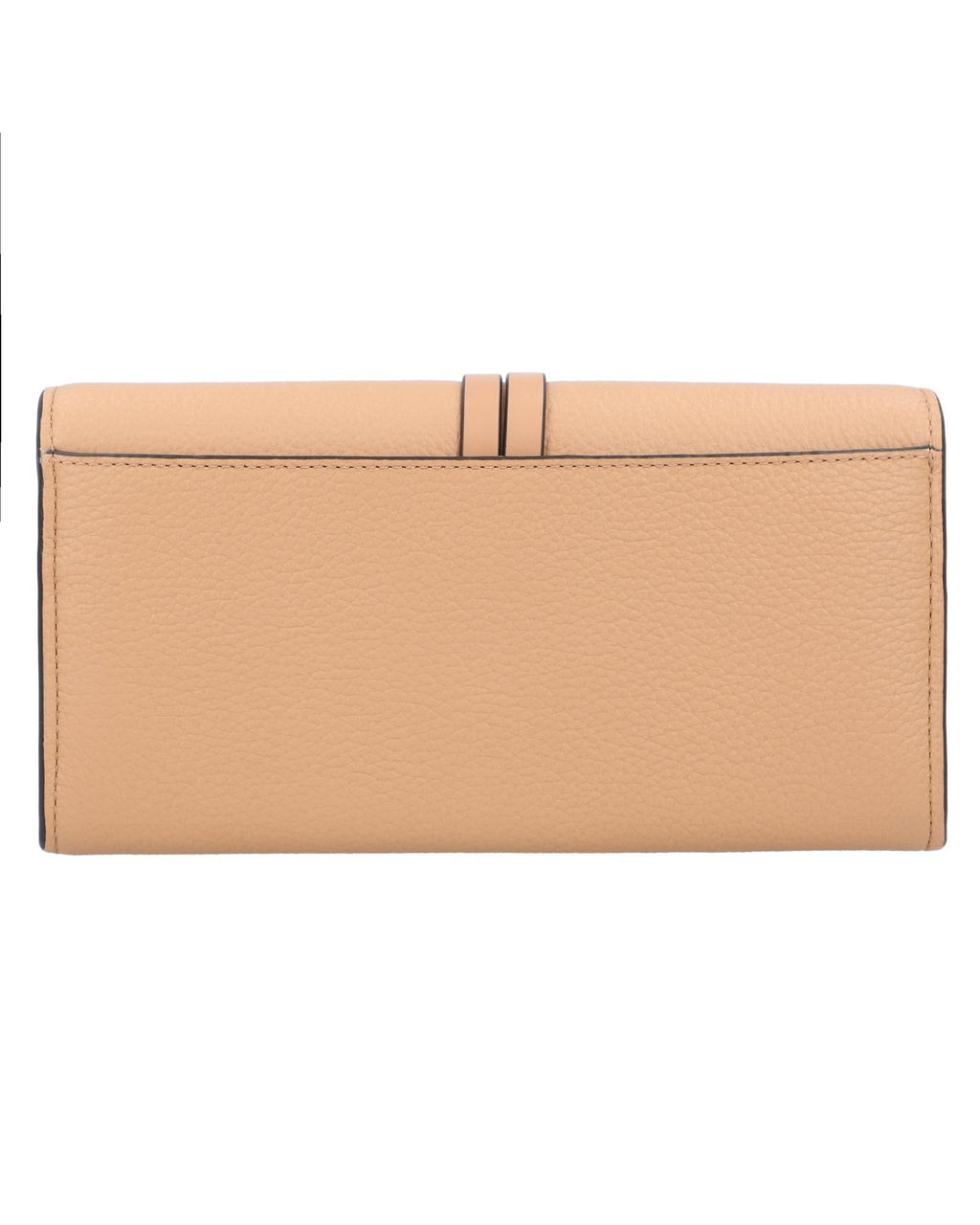 Chloe Alphabet Leather Wallet Women Brown | Beige Wallets & Pouches