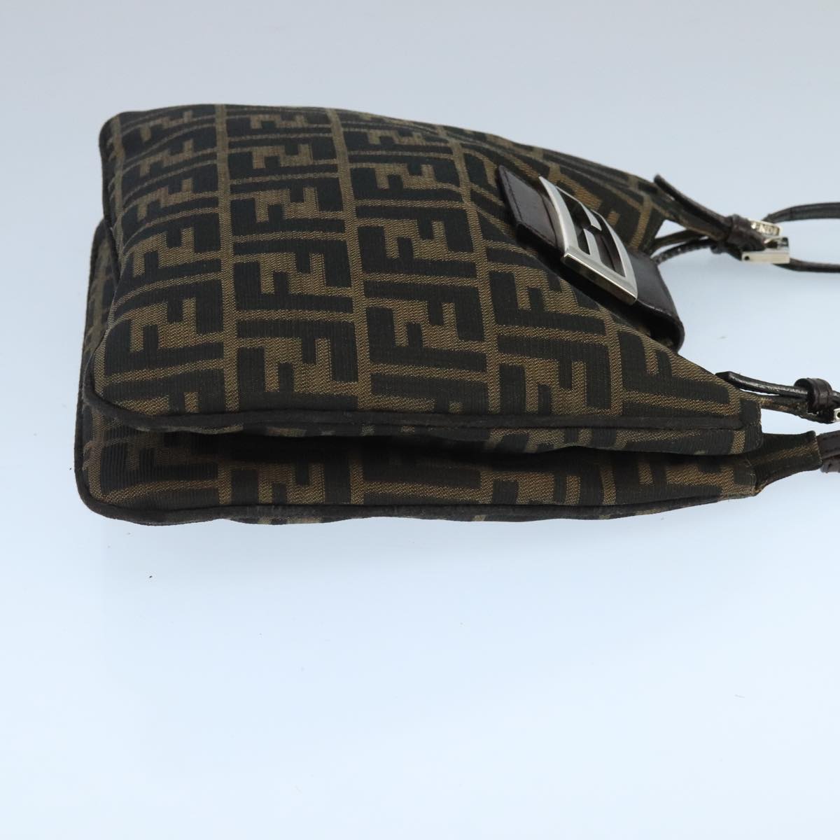 Fendi Mamma Baguette  Canvas Shoulder Bag ()