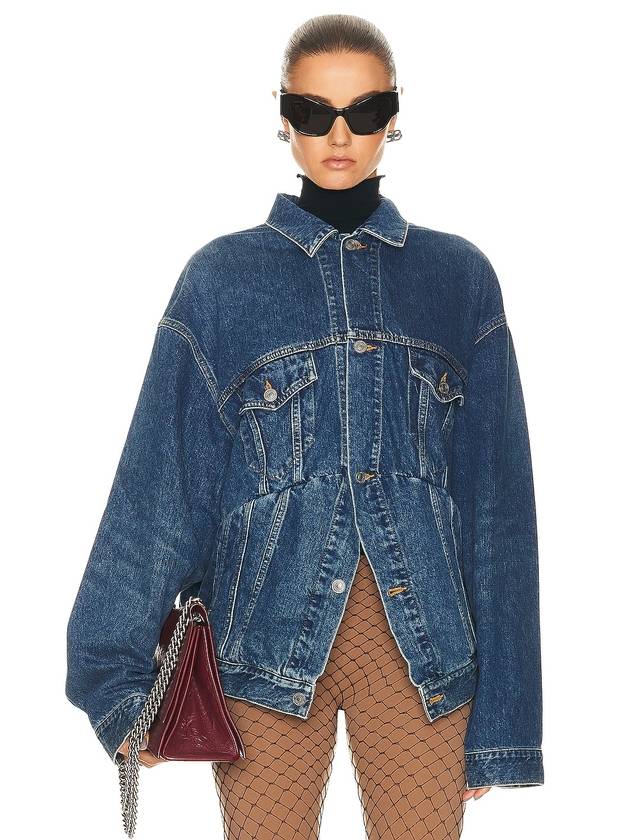Balenciaga Swing Denim Jacket