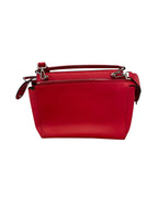 Fendi Dotcom Shoulder Bag in Red Leather