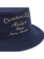 Atelier Logo Bucket Hat Blue Dior