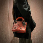 Christian Dior Cruise Collection Mini Studded Flower Ladydior Bag