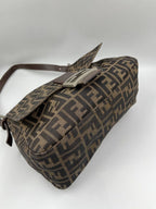 Fendi Mamma Baguette in Brown Zucca Canvas