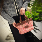 Celine vintage pink macadam tote bag TWS