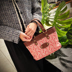 Celine vintage pink macadam tote bag TWS