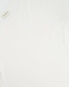 Saint Laurent White Cropped Short-Sleeve T-Shirt with Logo Detail Size S (UK 8)