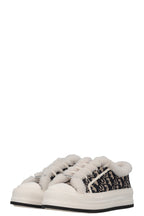 CHRISTIAN DIOR WalknDior Shearling Platform Sneaker Oblique