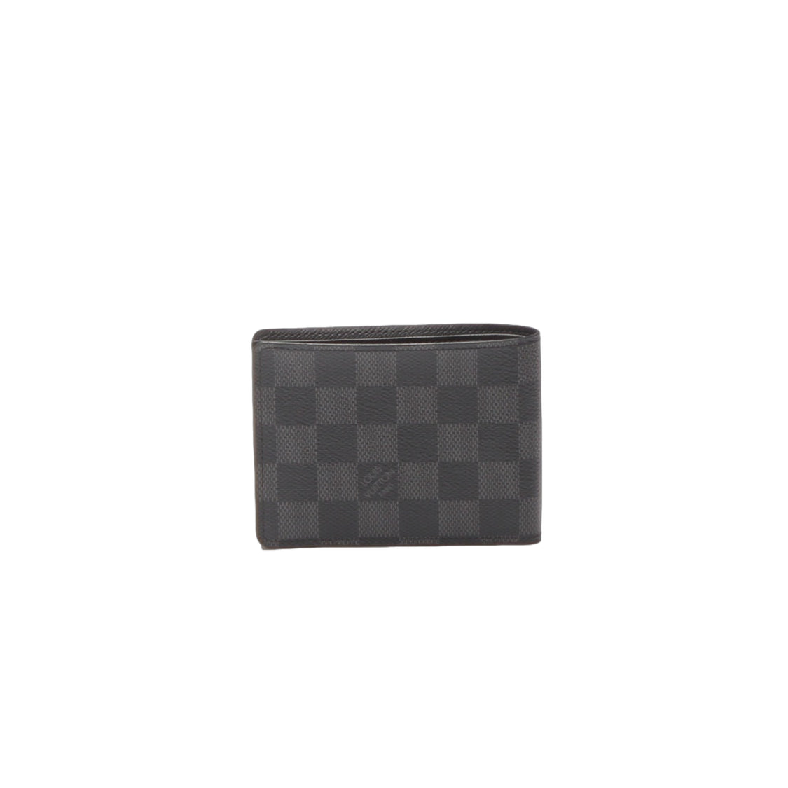 Louis Vuitton Damier Graphite Portefeuille Slender Canvas Short Wallet N63261 in New Condition