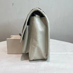 YSL Saint Laurent Niki Chain Flap Bag Matelasse Chevron Leather Baby