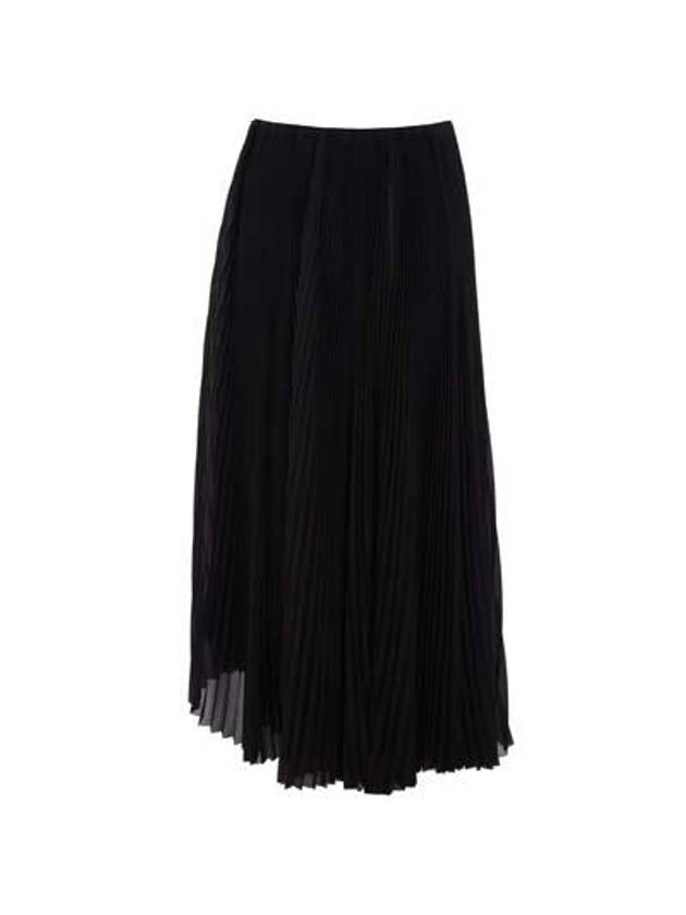 Balenciaga Pleated Skirt Women's Black