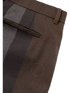 Burberry Straight Leg Pleated Check Twill Trousers 8070154 B0080434945