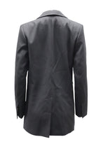 Chloe Blazer Jacket in Black Virgin Wool