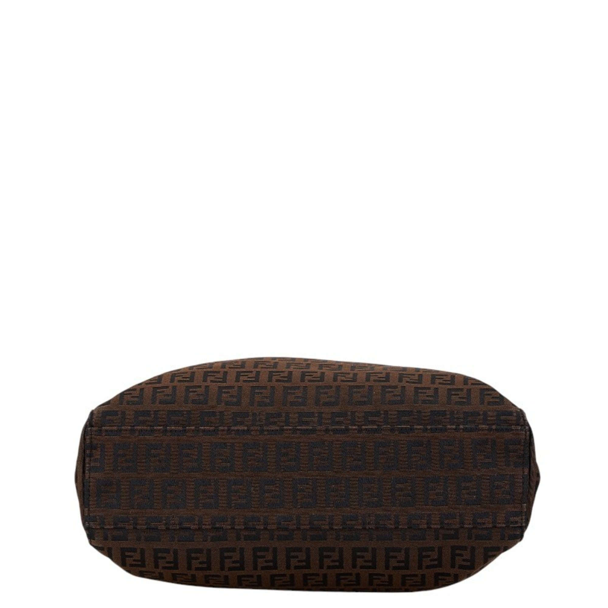 Fendi   Canvas Leather Handbag Tote Bag ()
